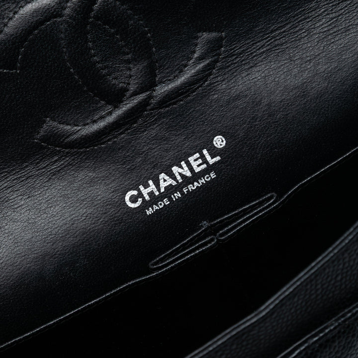 Chanel Medium Classic Caviar Double rabat