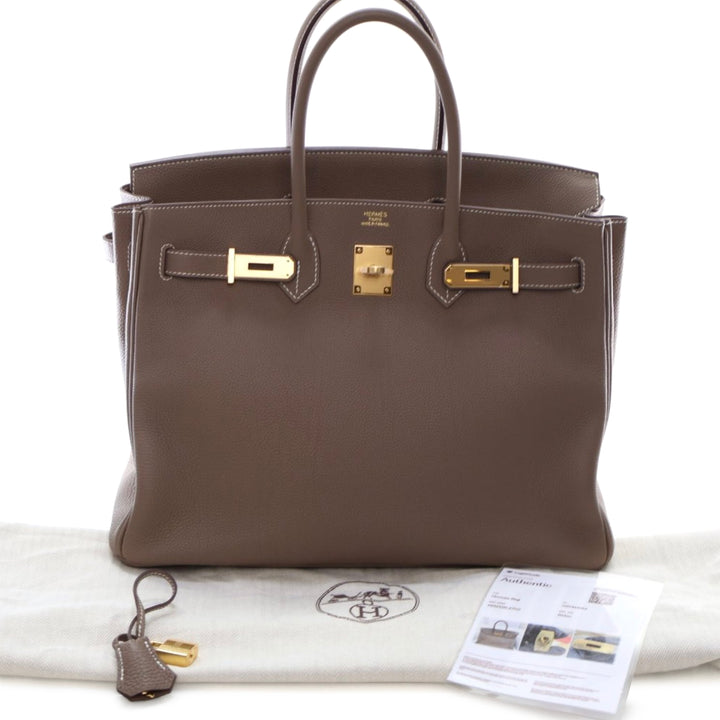 Hermès Birkin Retourne 35 Togo Marron