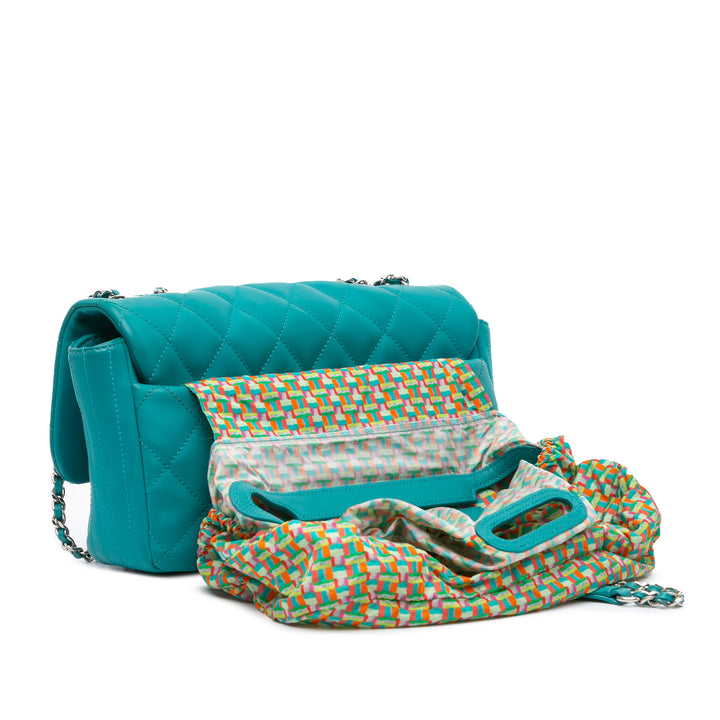 Chanel Paris-Seoul Medium Cuir d’agneau Coco Rain Flap Vert – GABY PARIS Authentique