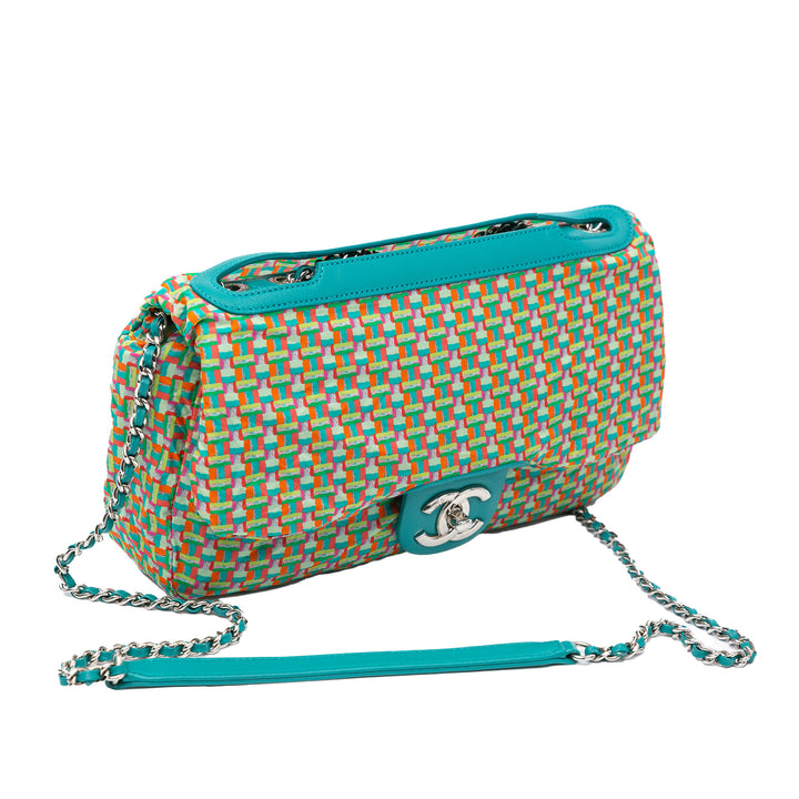 Chanel Paris-Seoul Medium Cuir d’agneau Coco Rain Flap Vert – GABY PARIS Authentique