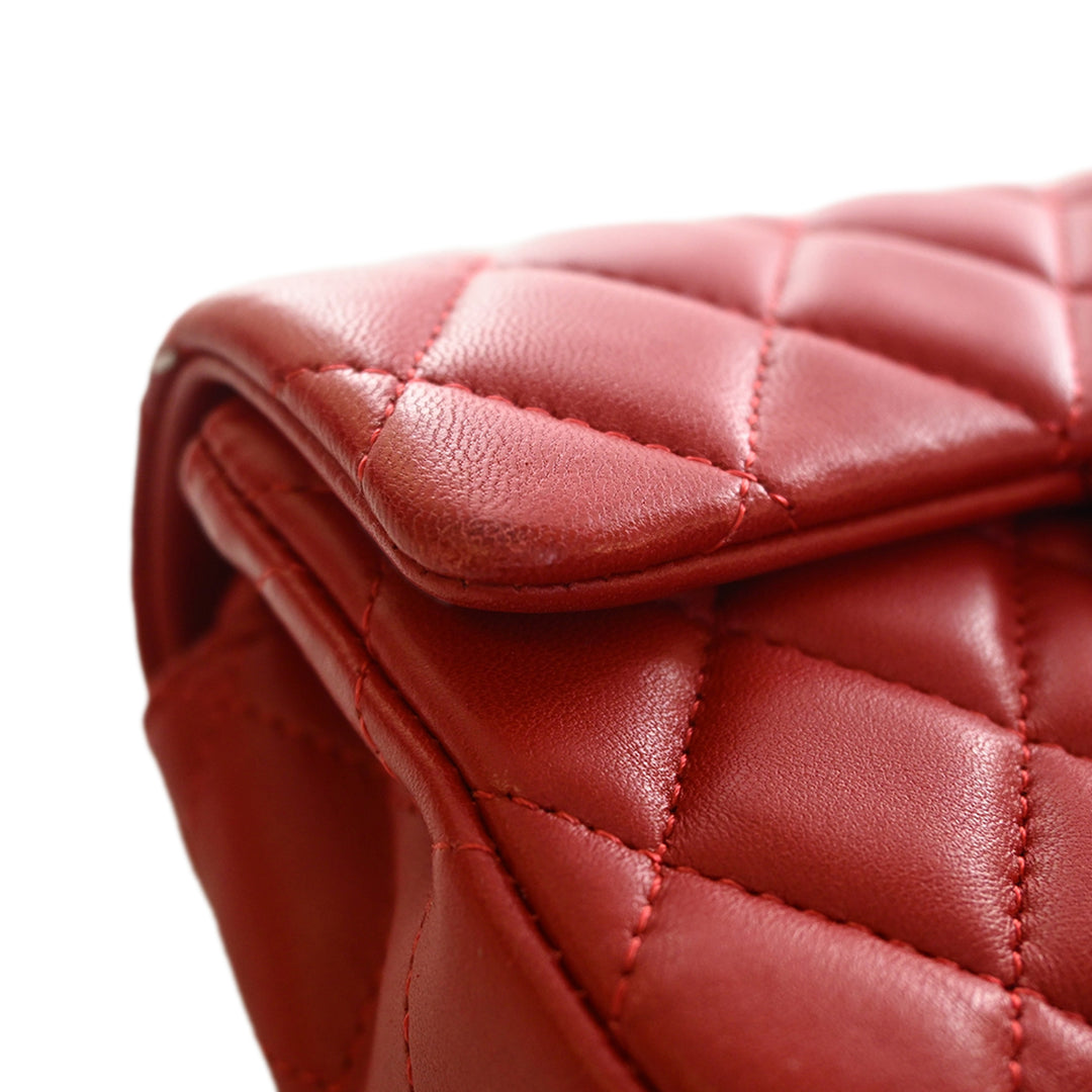 Chanel Extra Mini Rectangular Classic Cuir d’agneau Simple rabat