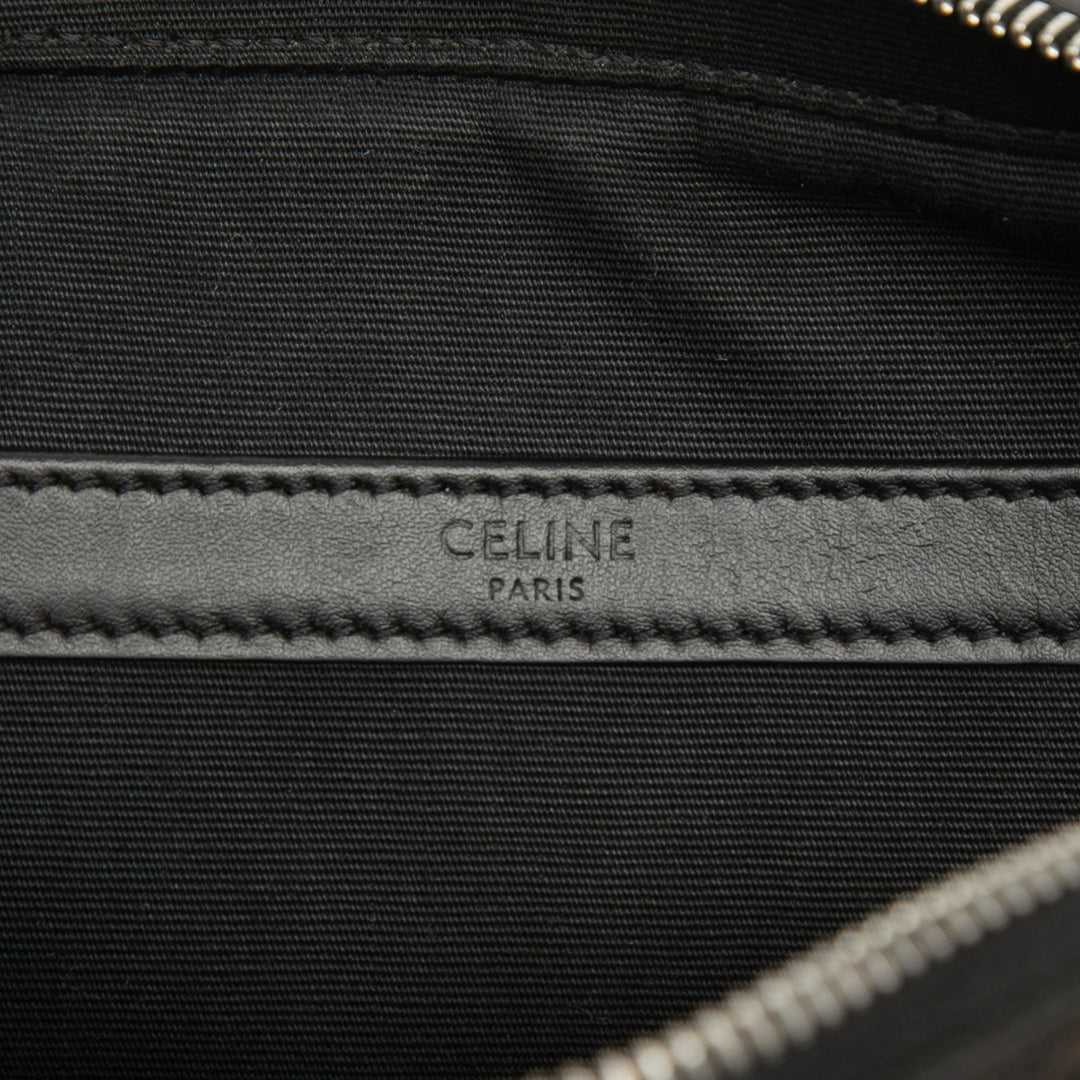 Triomphe Sac Messenger Moyen Triomphe enduite Noir