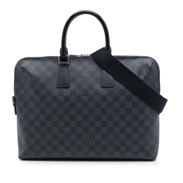 Louis Vuitton Porte Documents Jour Damier Graphite Noir – vue principale – GABY PARIS