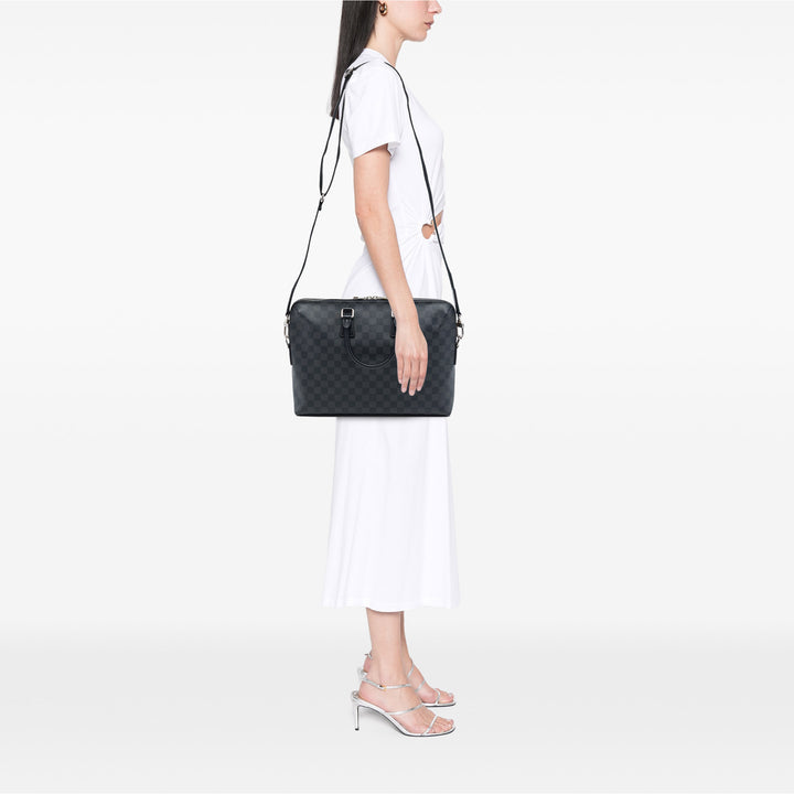 Louis Vuitton Porte Documents Jour Damier Graphite Noir – vue 6 – GABY PARIS