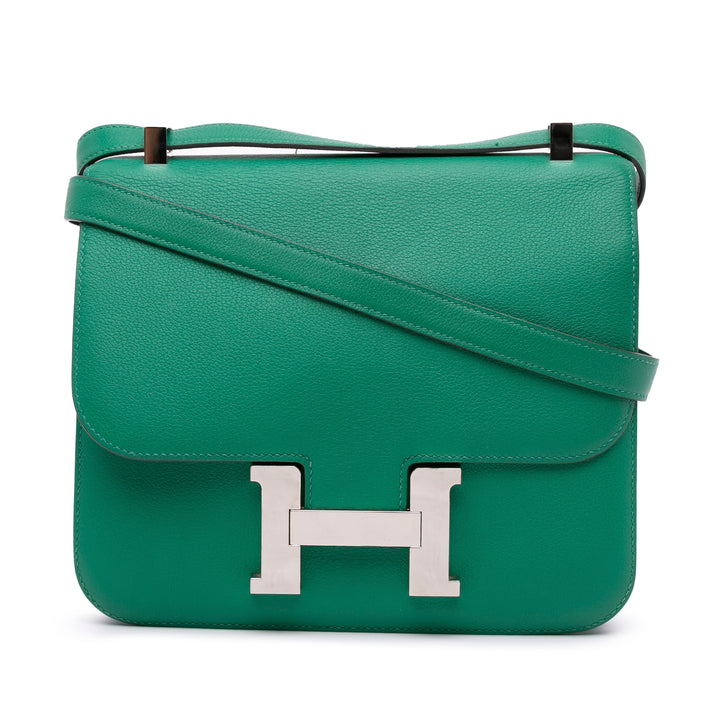 Hermès Evercolor Constance 24 Green - GABY PARIS