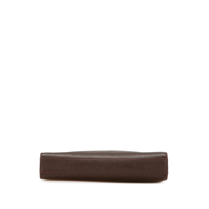 Burberry Cuir Pochette Marron – GABY PARIS Authentique