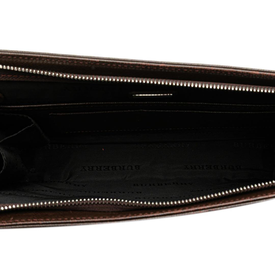 Burberry Cuir Pochette Marron – GABY PARIS Authentique