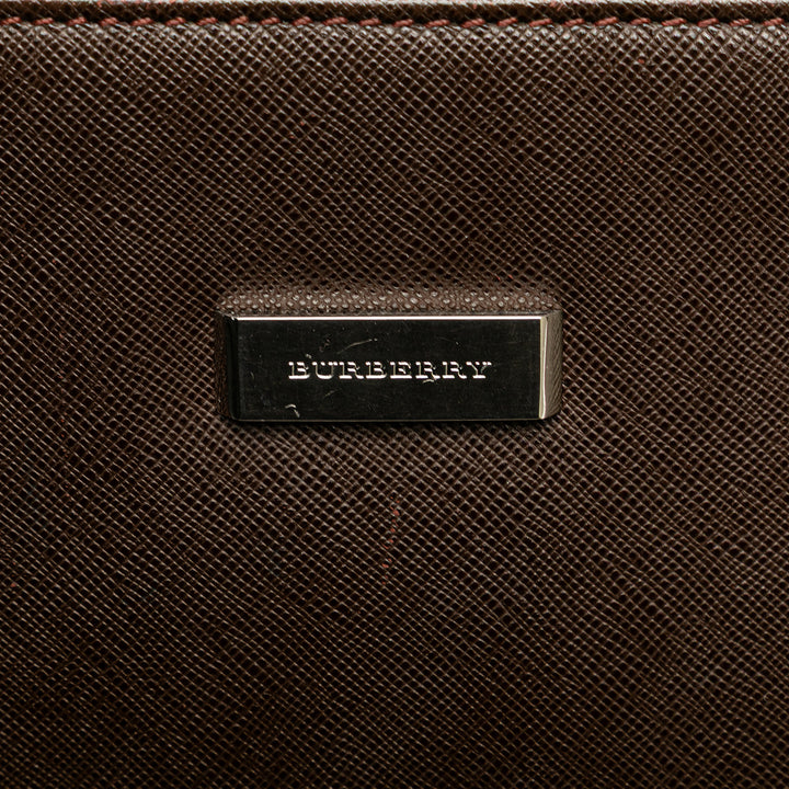 Burberry Cuir Pochette Marron – GABY PARIS Authentique