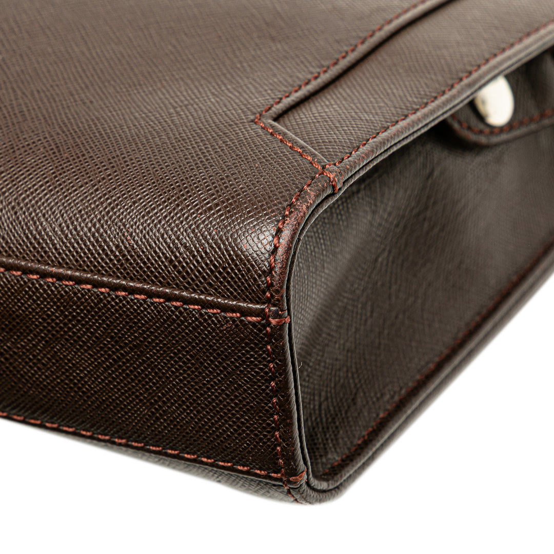 Burberry Cuir Pochette Marron – GABY PARIS Authentique