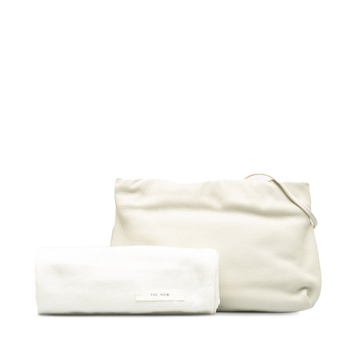 Leather Bourse Crossbody White - Gaby Paris