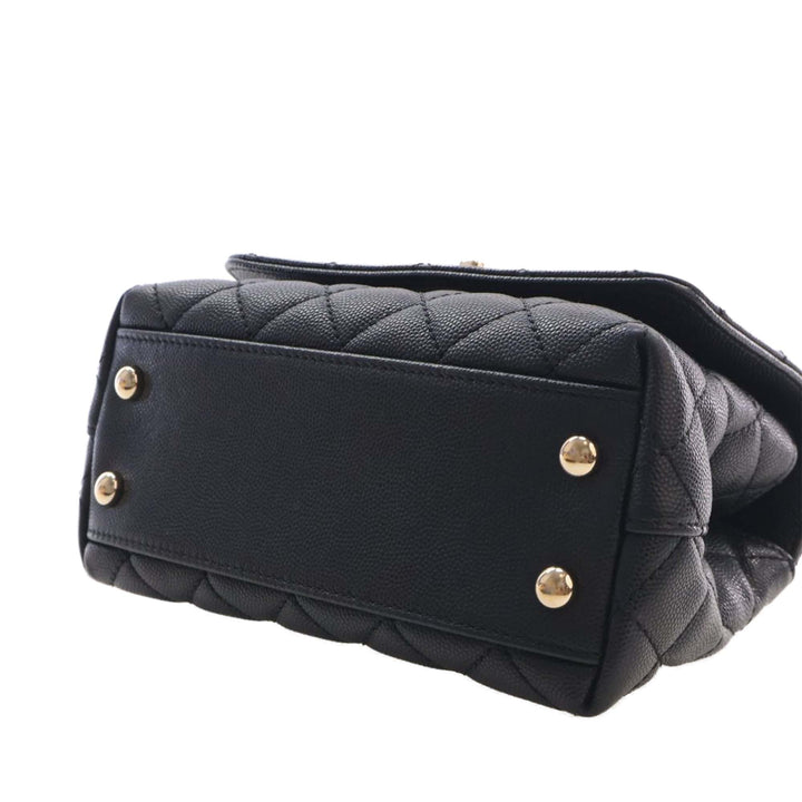 Chanel Extra Mini Matelassé Caviar Coco sac à anse supérieure