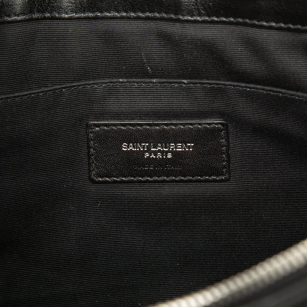 Saint Laurent Étui Chevron Document Noir – vue 5 – GABY PARIS