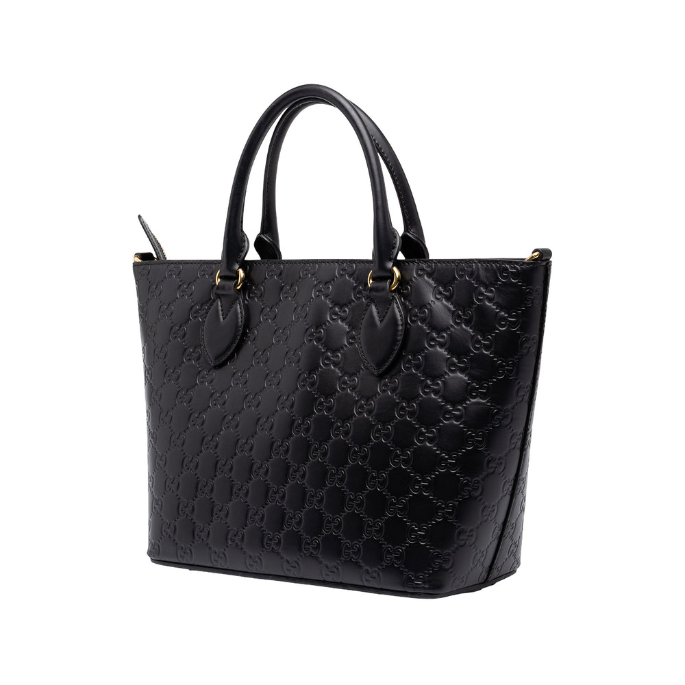 Gucci Cabas Guccissima Petit Noir – vue 2 – GABY PARIS