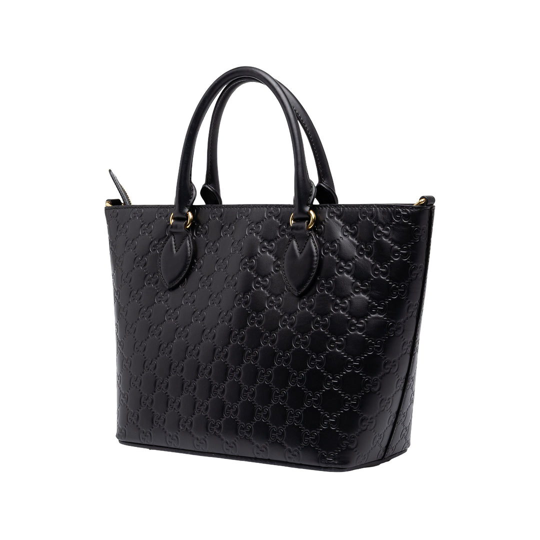 Gucci Cabas Guccissima Petit Noir – vue 2 – GABY PARIS