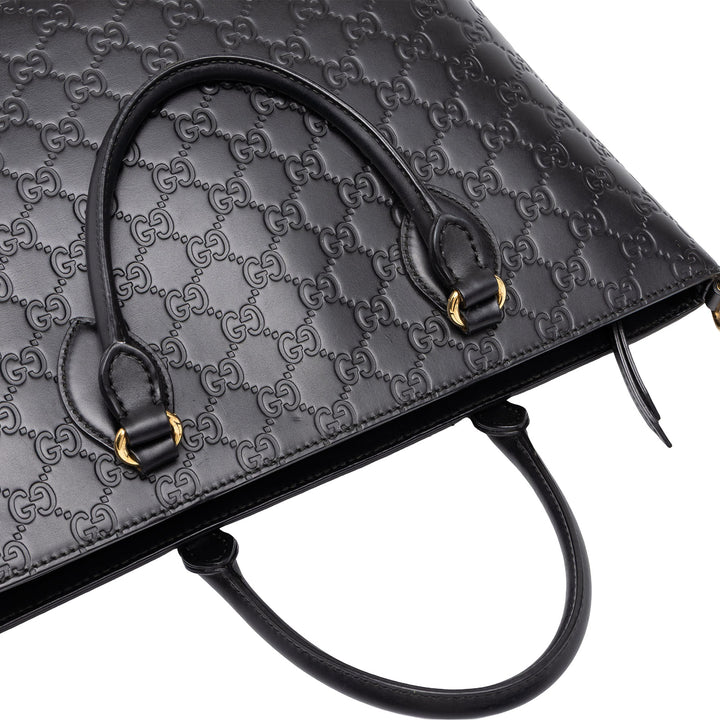 Gucci Cabas Guccissima Petit Noir – vue 7 – GABY PARIS