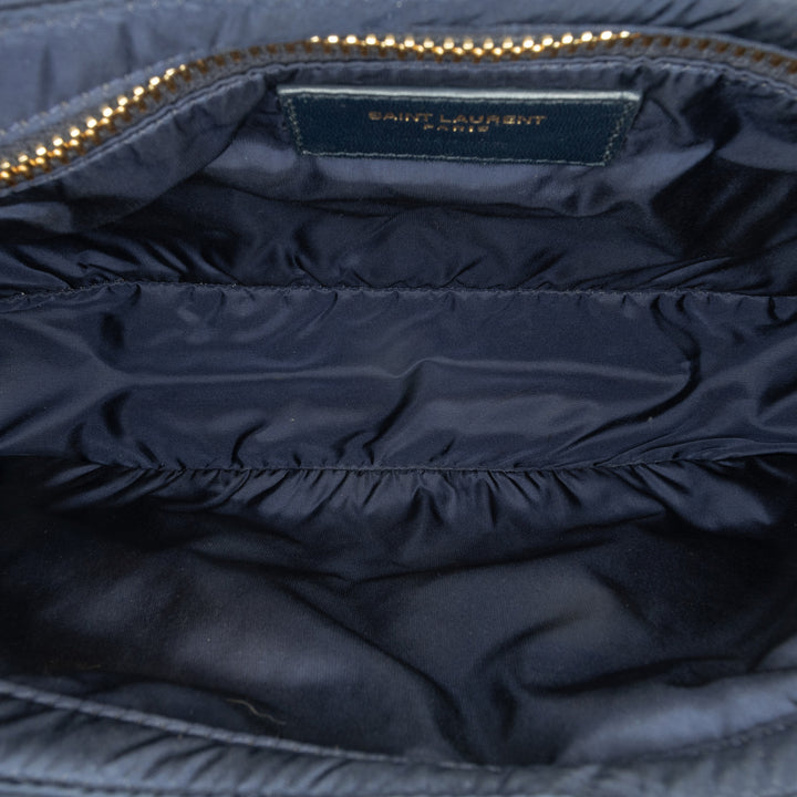 Nylon Le 5 a 7 Shoulder Bag Blue - Gaby Paris