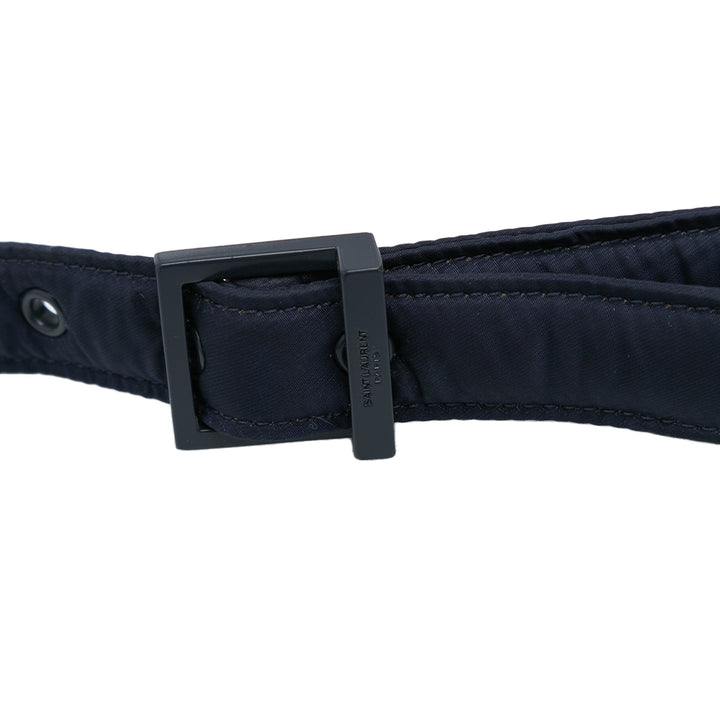 Nylon Le 5 a 7 Shoulder Bag Blue - Gaby Paris
