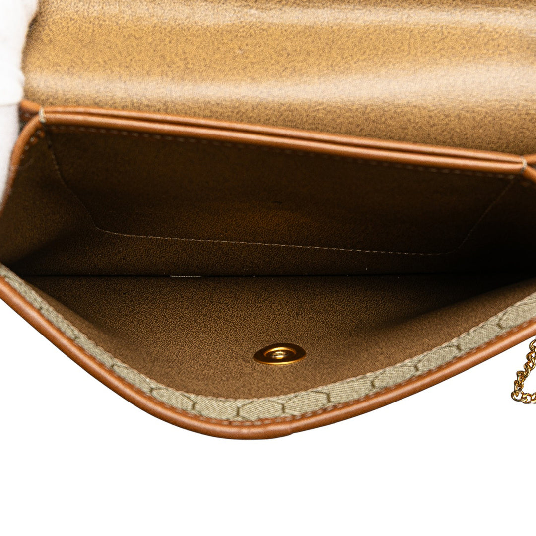 Dior Honeycomb Coated Toile Chain Sac bandoulière