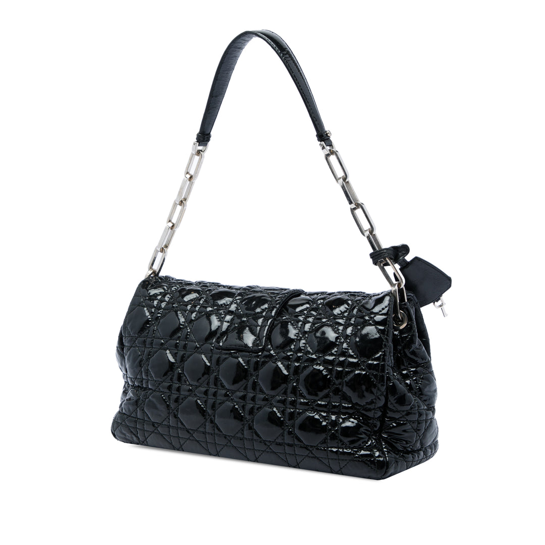 Dior Cannage New Lock Sac Noir – vue 2 – GABY PARIS