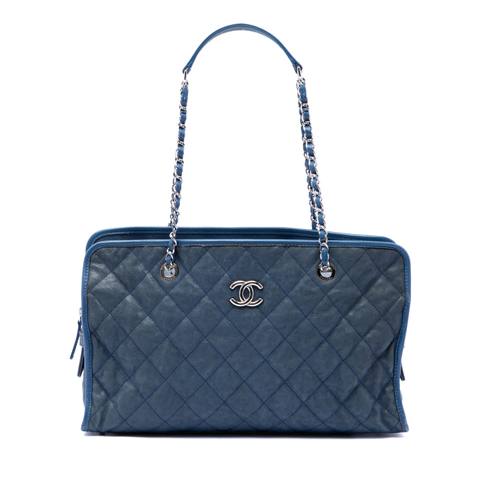 Chanel Matelassé French Riviera Cabas Cuir caviar