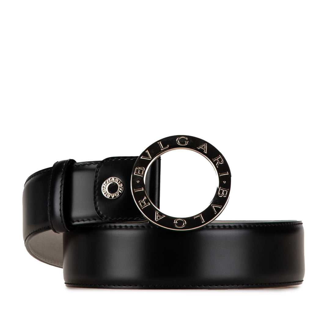 Leather Bvlgari Bvlgari Belt Black - Gaby Paris