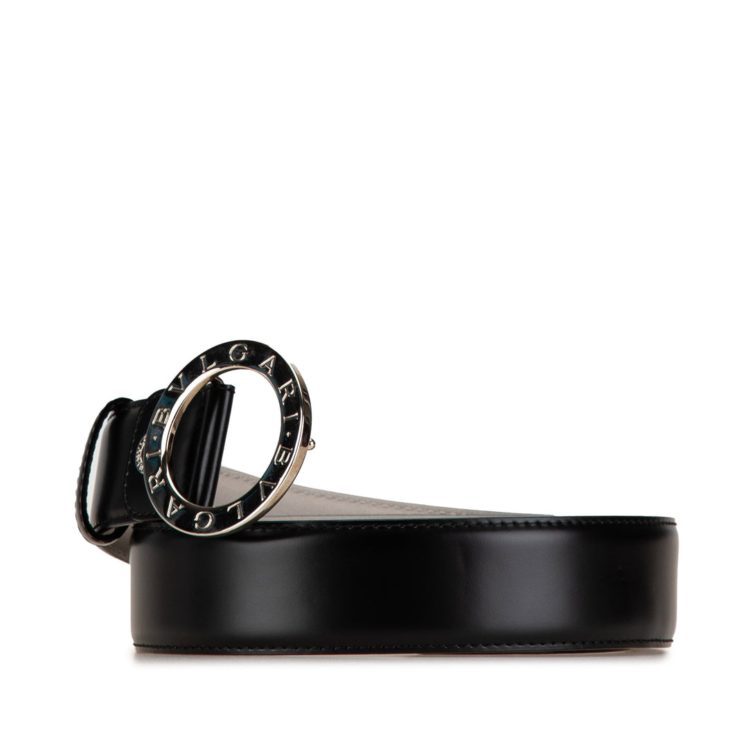 Leather Bvlgari Bvlgari Belt Black - Gaby Paris