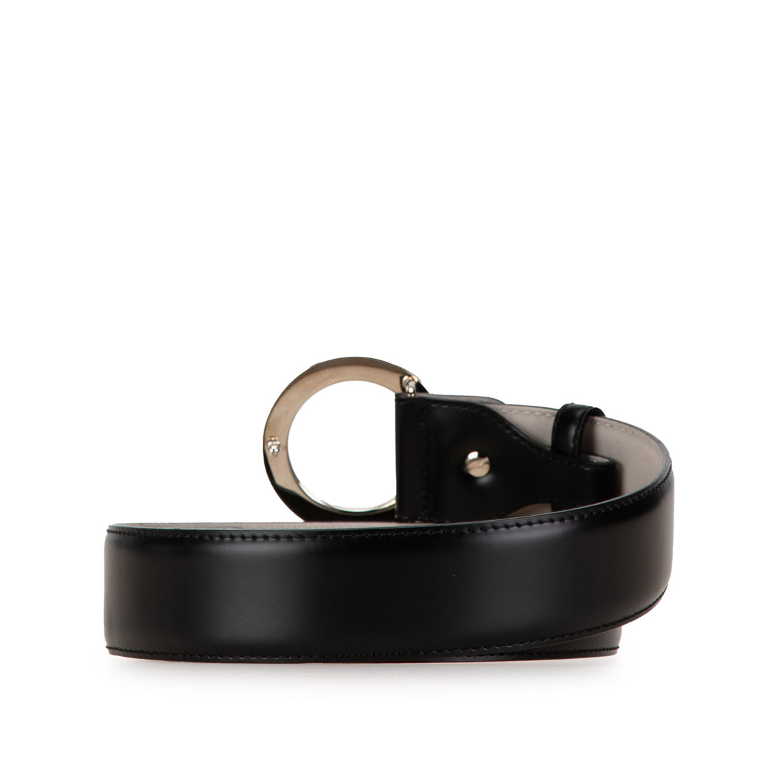 Leather Bvlgari Bvlgari Belt Black - Gaby Paris