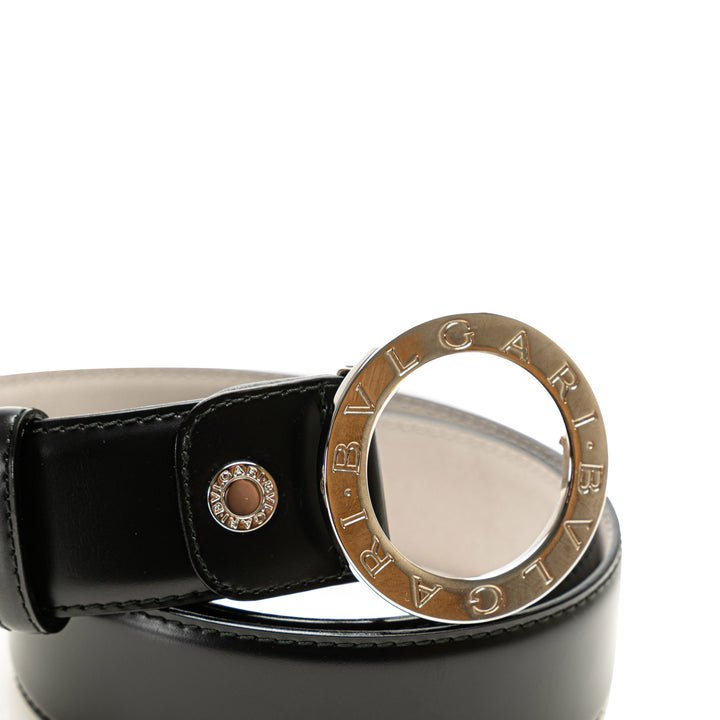 Leather Bvlgari Bvlgari Belt Black - Gaby Paris