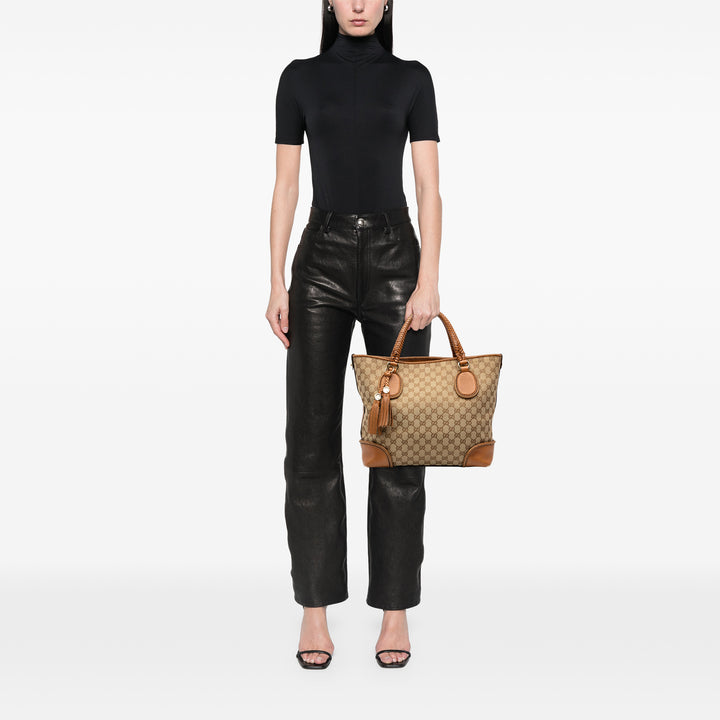 Gucci GG Marrakech Cabas Beige – vue 6 – GABY PARIS