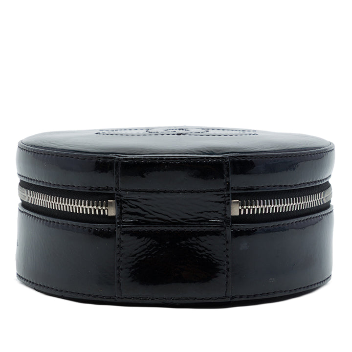 Chanel Rond As Earth Sac Cuir verni Noir – vue 3 – GABY PARIS
