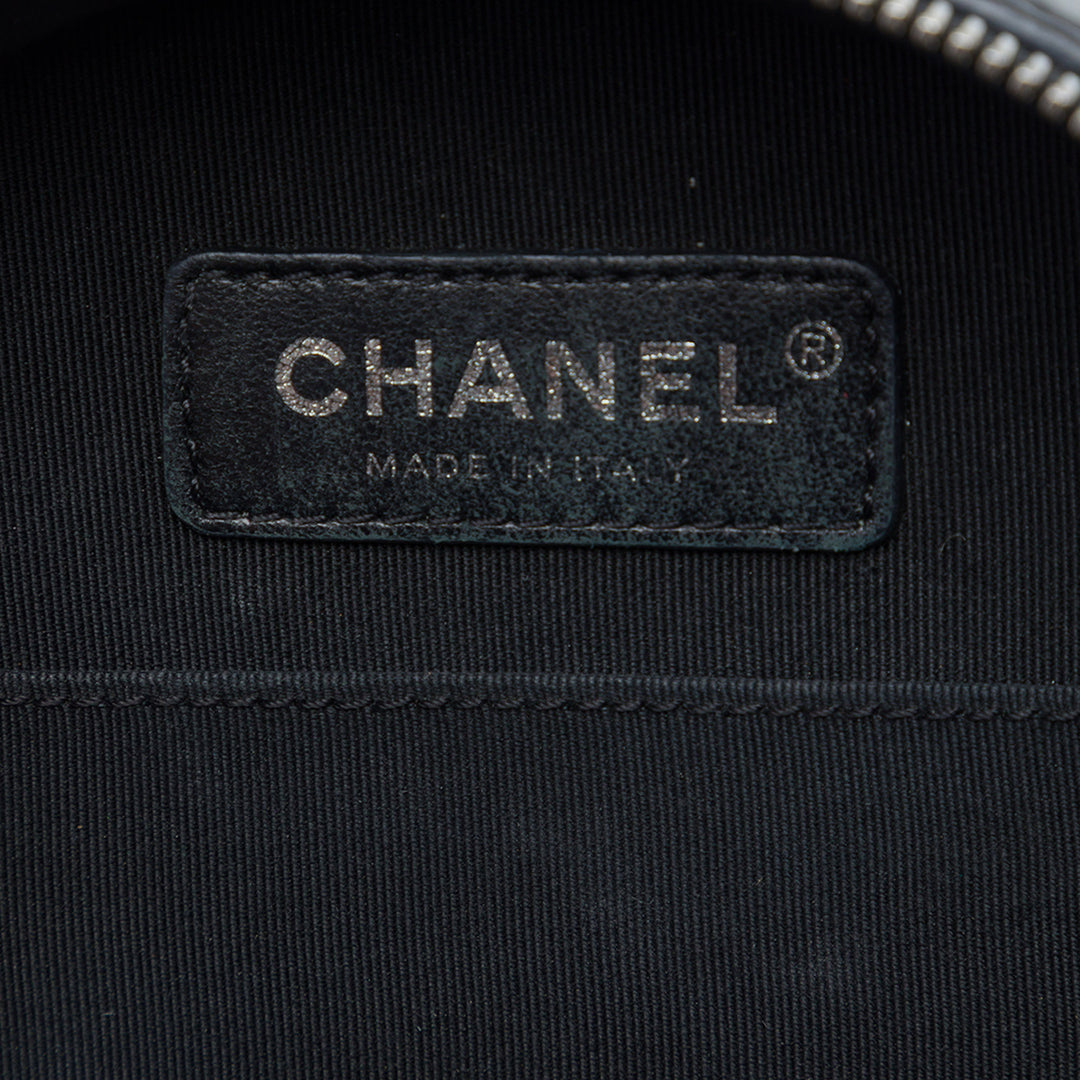 Chanel Rond As Earth Sac Cuir verni Noir – vue 5 – GABY PARIS