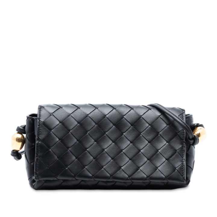 Bottega Veneta Nappa Intrecciato Pochette On Strap Sac porté croisé