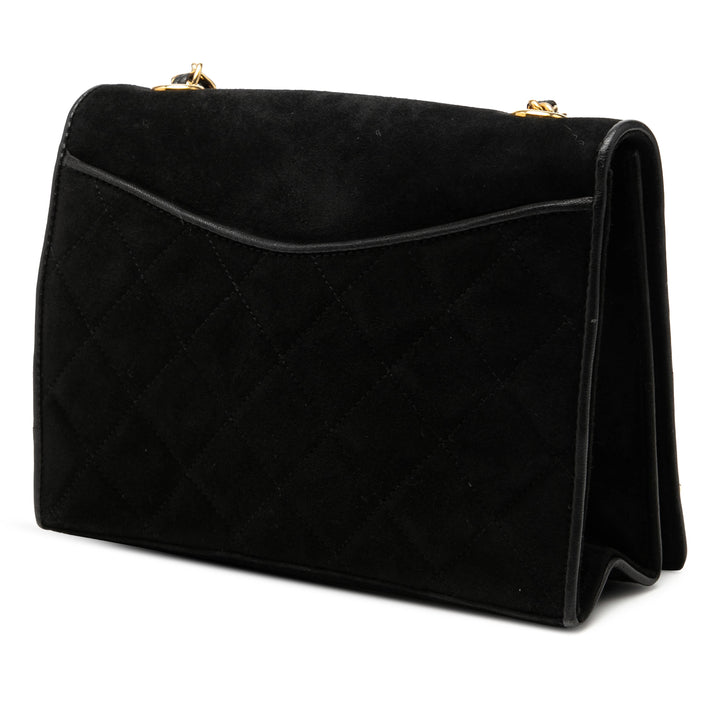 Chanel Small CC Matelassé Daim Chain Sac porté croisé