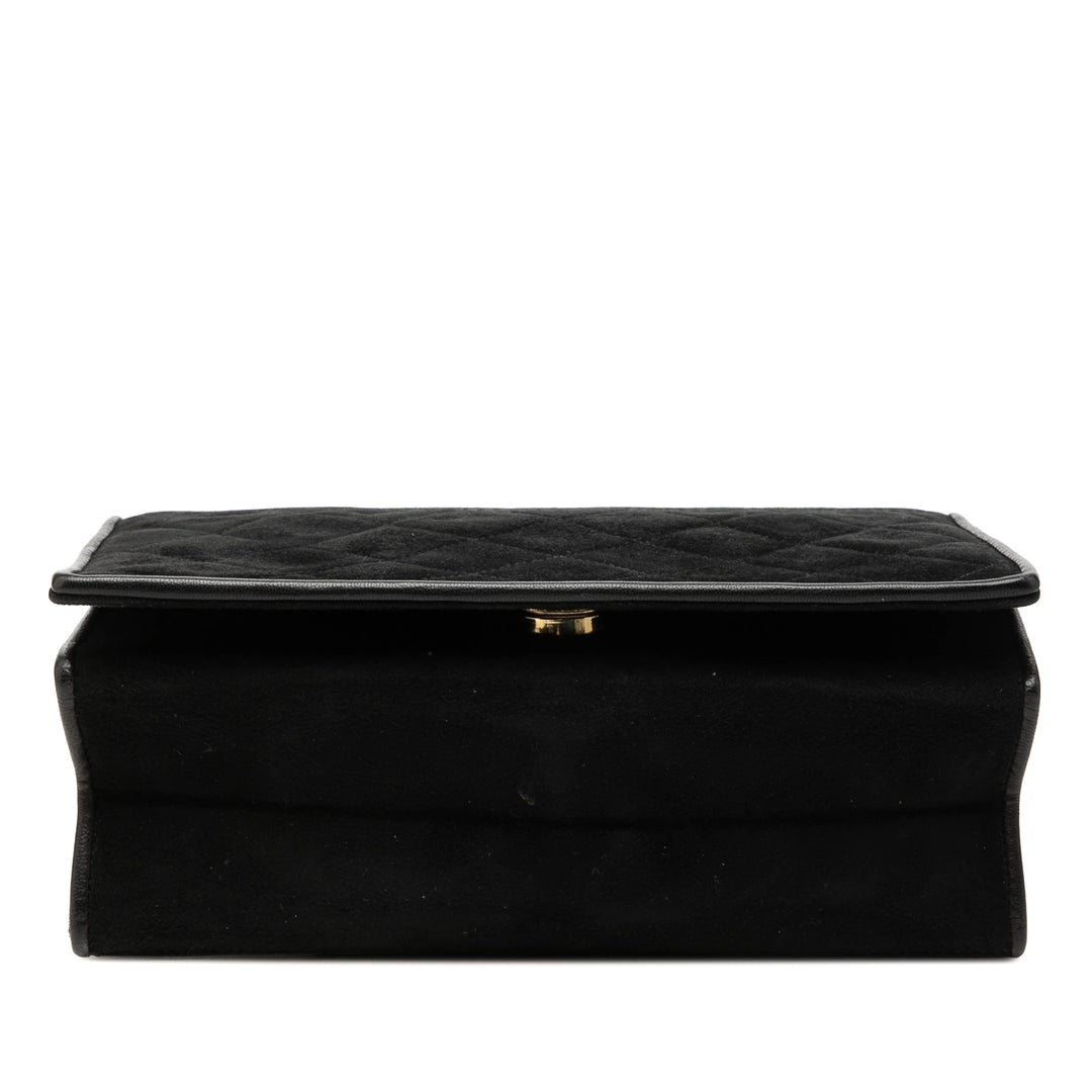 Chanel Small CC Matelassé Daim Chain Sac porté croisé