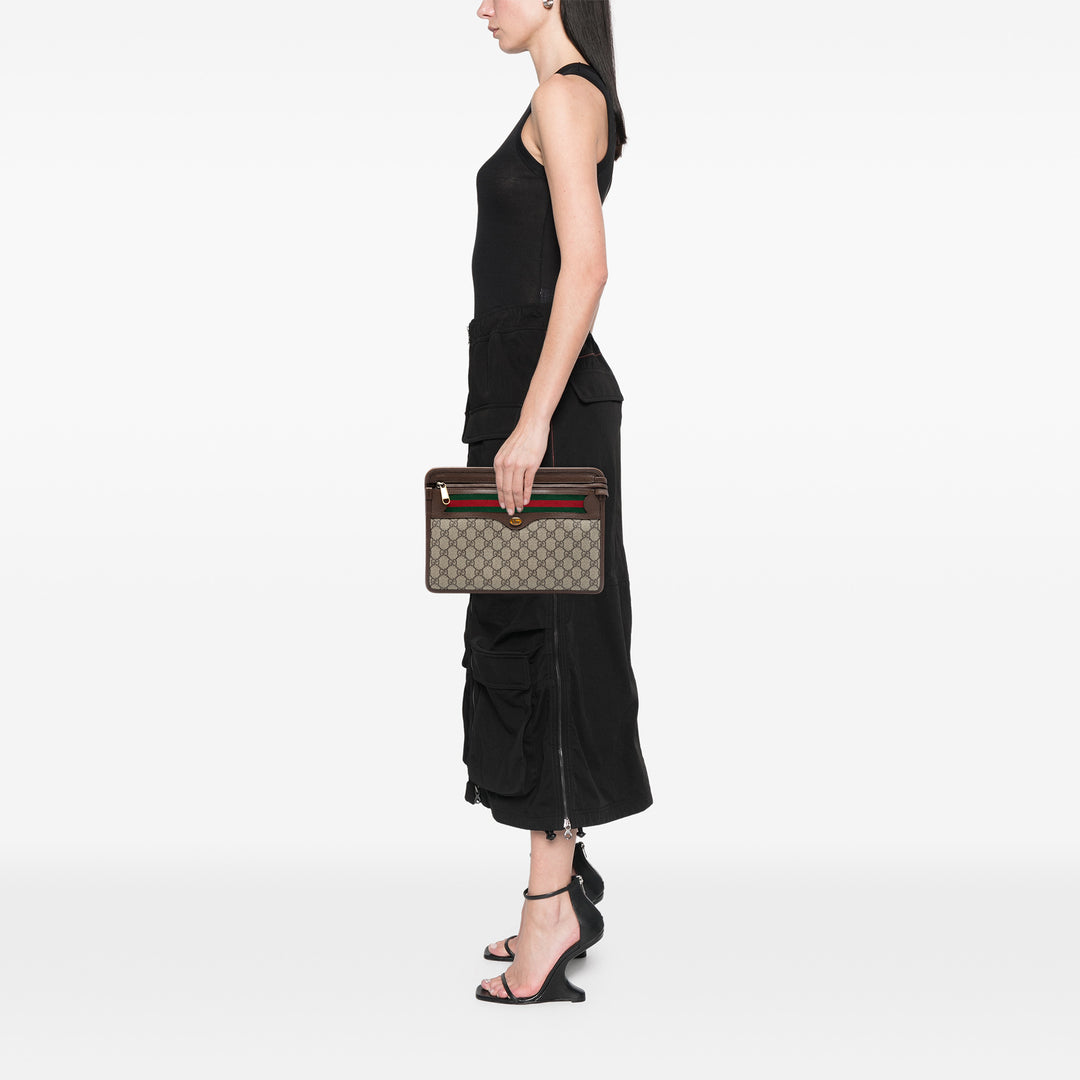 Gucci GG Supreme Web Ophidia Pochette