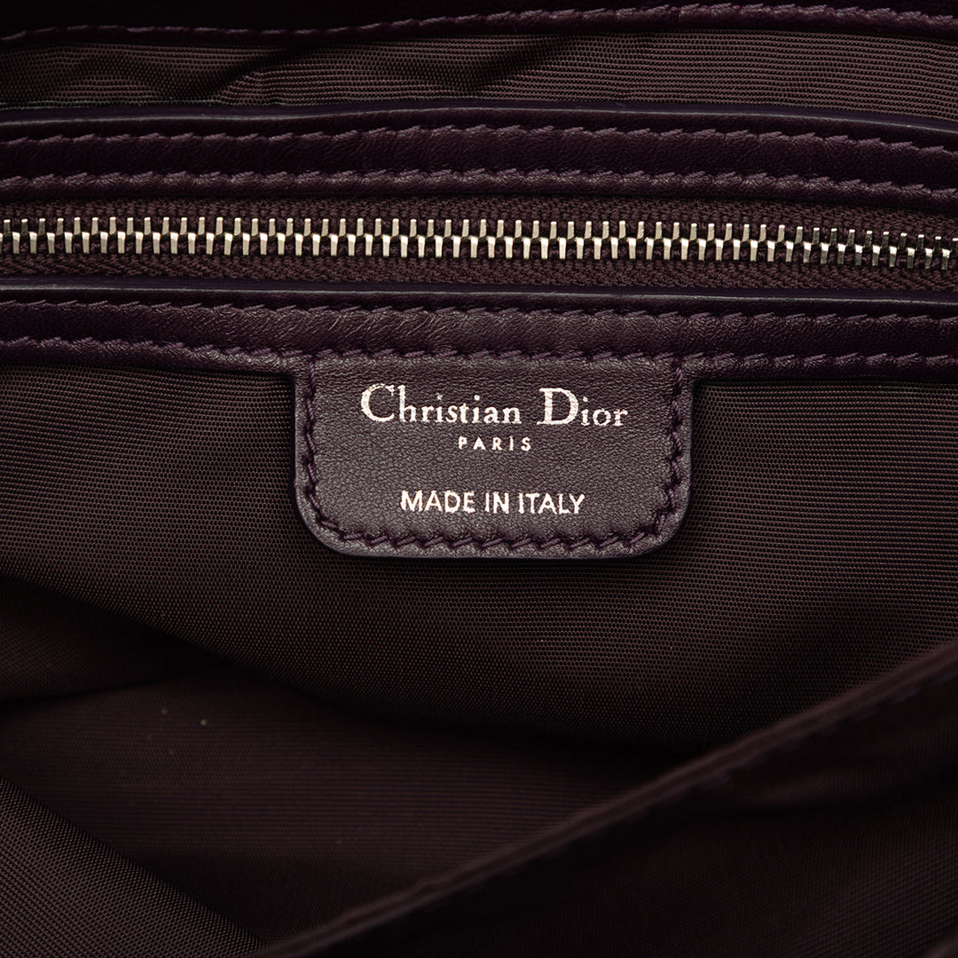 Cannage New Lock Sac Cuir d'agneau Violet