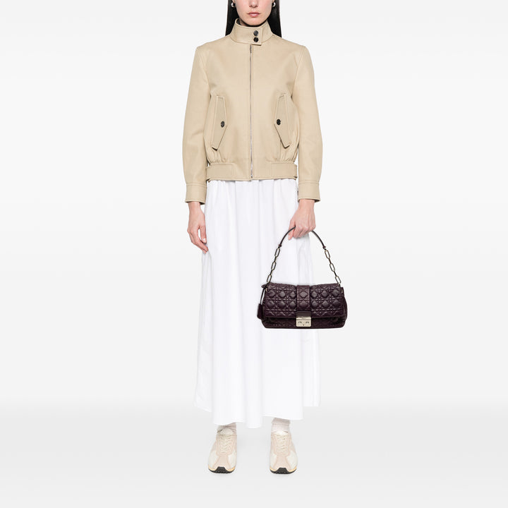 Cannage New Lock Sac Cuir d'agneau Violet