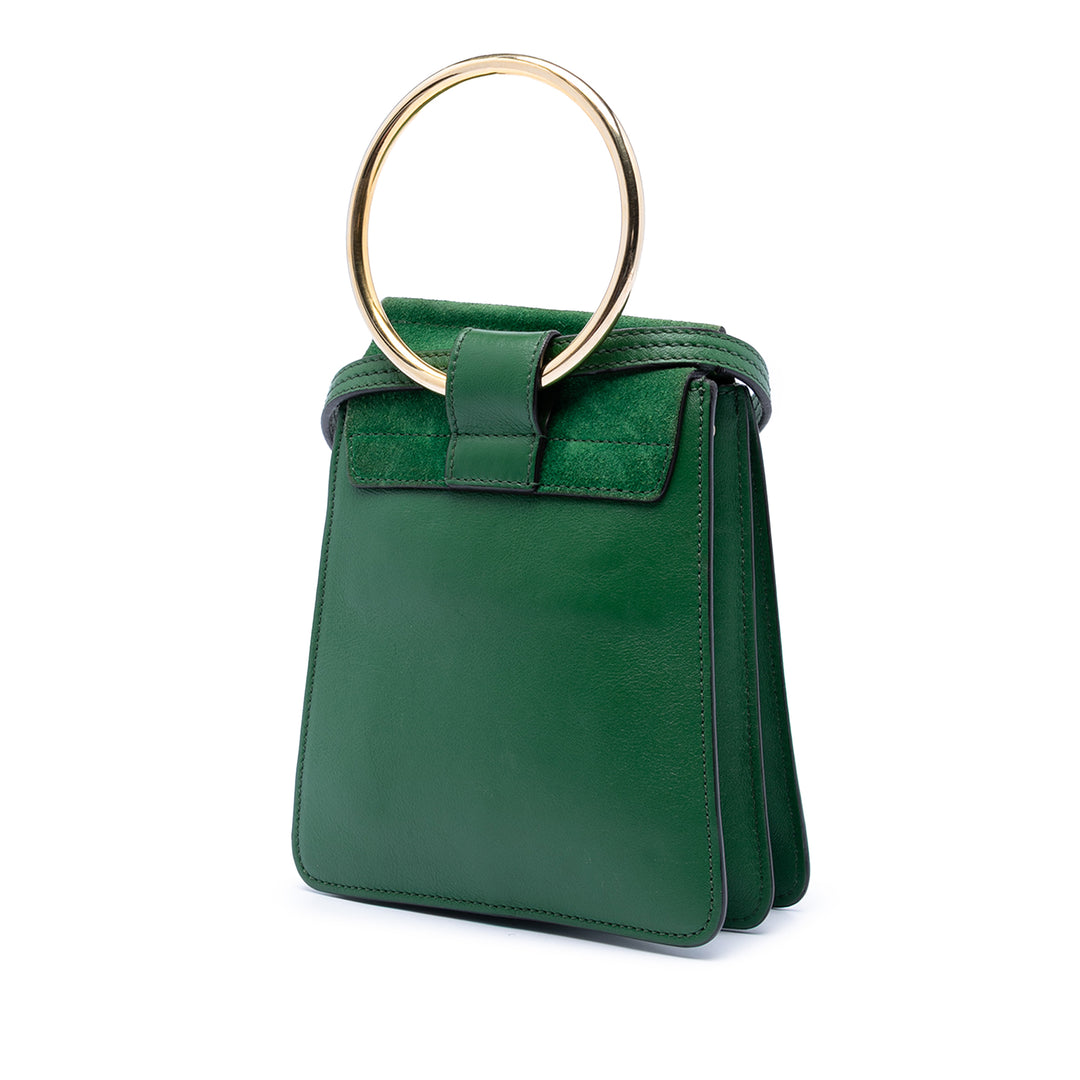 Faye Bracelet Sac Mini Cuir de veau Vert