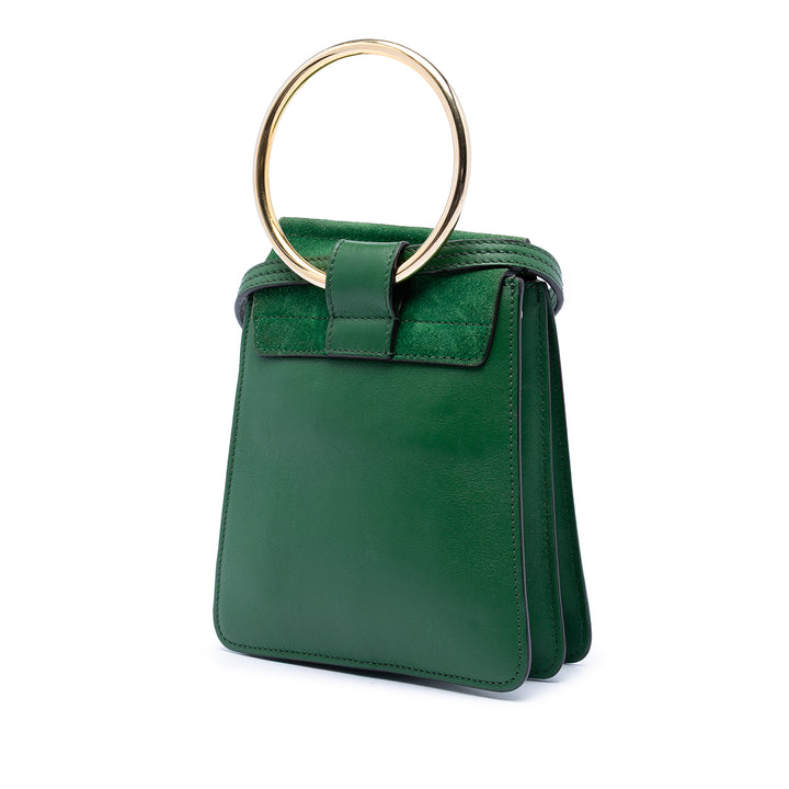 Faye Bracelet Sac Mini Cuir de veau Vert