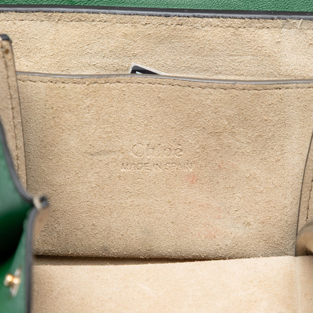 Faye Bracelet Sac Mini Cuir de veau Vert
