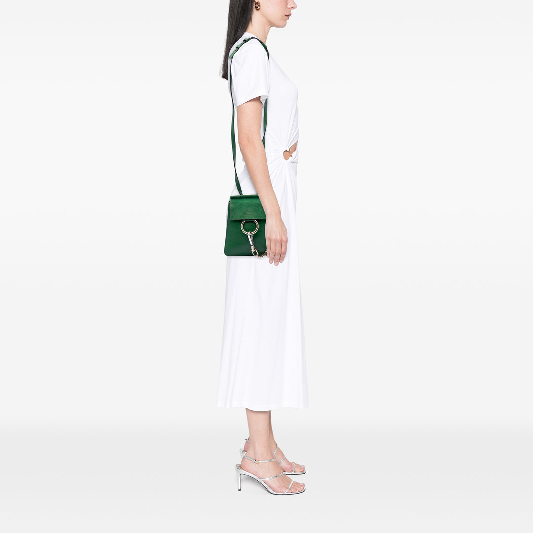Faye Bracelet Sac Mini Cuir de veau Vert