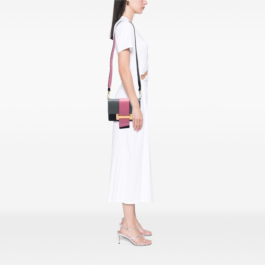 Tricolore City Veau Ruban Sac Noir