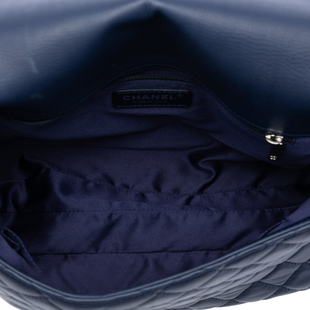 Chanel Maxi CC Matelassé Cuir d’agneau 3 Compartment à rabat