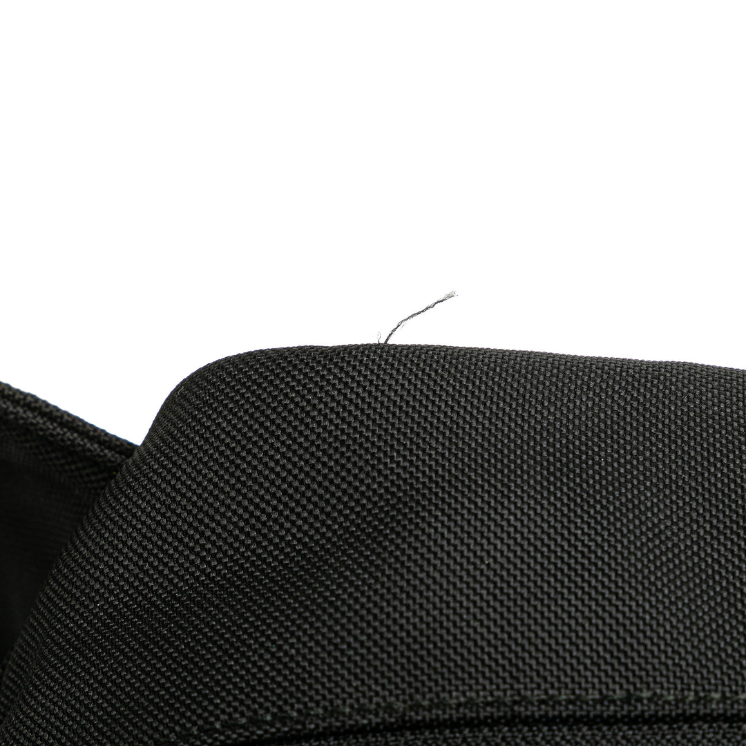 Techno Canvas Web L Aveugle Par Amour Embroidered Belt Bag Black - Gaby Paris