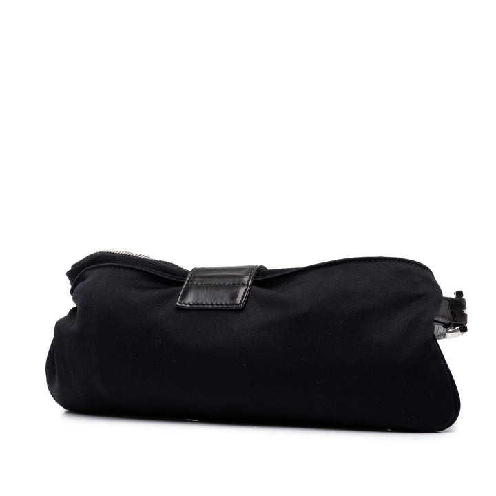 Fendi Jersey Baguette Sac Noir – vue 2 – GABY PARIS