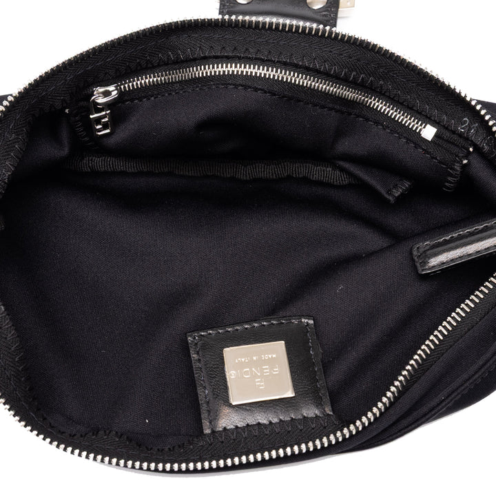 Fendi Jersey Baguette Sac Noir – vue 4 – GABY PARIS