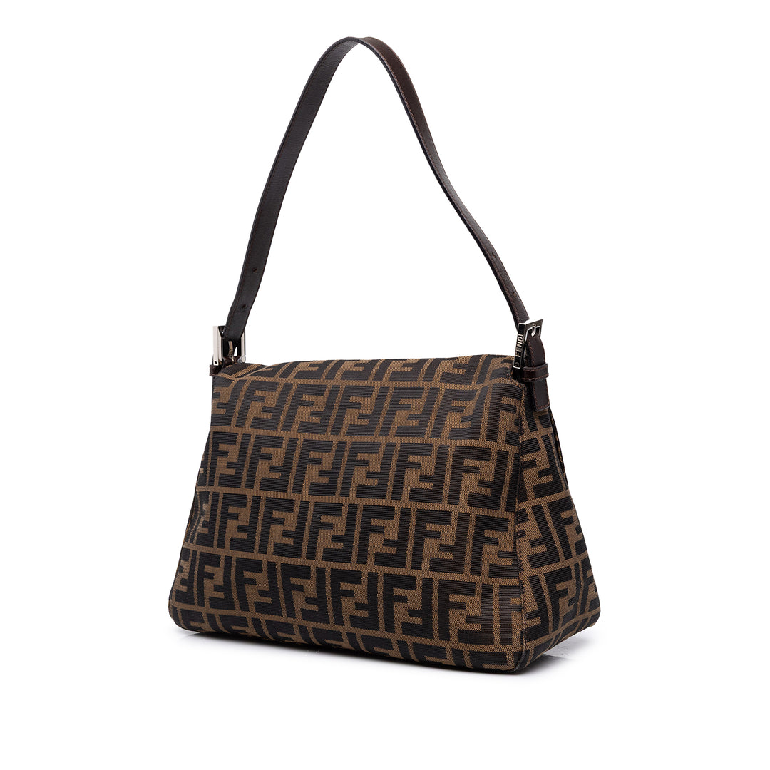 Fendi Sac porté épaule Zucca Mamma Forever Marron – vue 2 – GABY PARIS