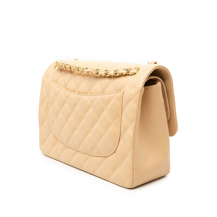 Chanel Jumbo Classic Caviar Double rabat
