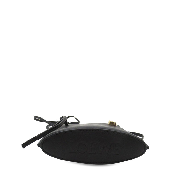 Calfskin Dice Pocket Crossbody Black - Gaby Paris