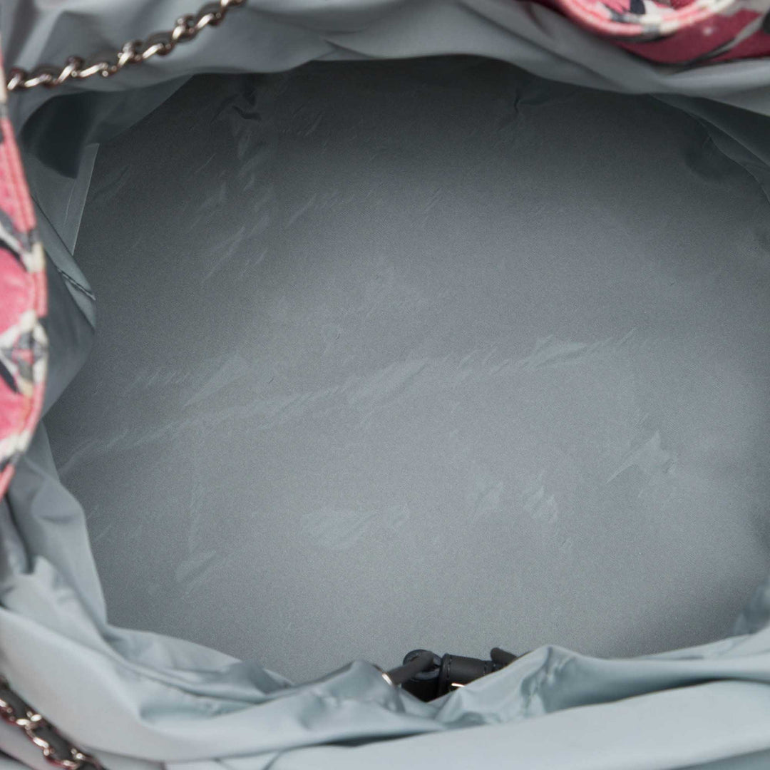 Chanel Imprimé Coco Beach Cordon Sling Sac Rose